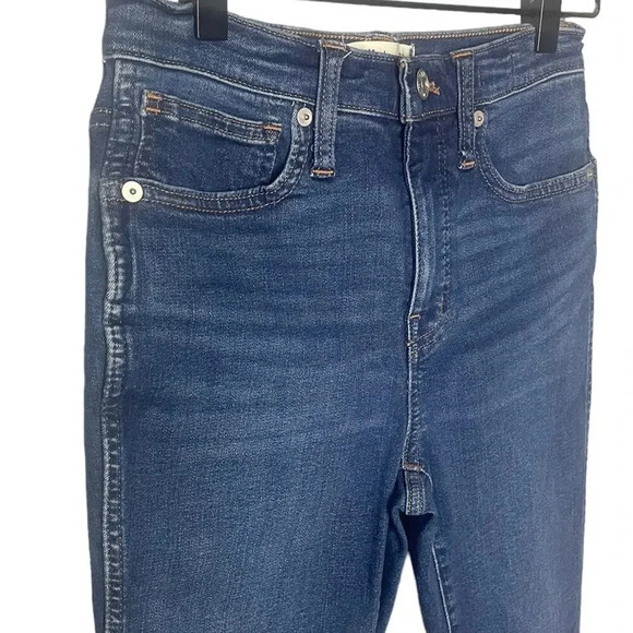 Madewell Women’s Size 25 Petite 10" High-Rise Skinny Jeans in Coronet Wash NG847 - Picture 4 of 9